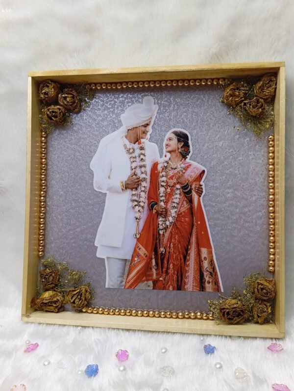 Golden Heritage Wedding Bloom Preservation Frame (Customized)