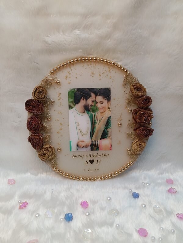 Golden Arch Wedding Bloom Preservation Frame (Customized)