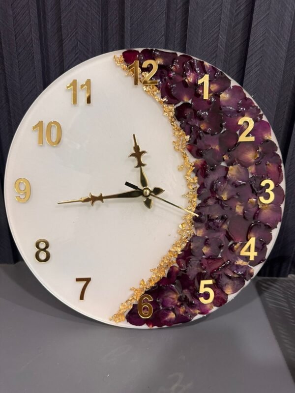 Half-Moon Varmala Wedding Preservation Clock (Customized)